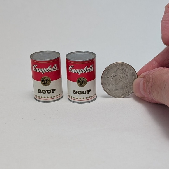 Miniature Campbell's Soup Cans - Picture 1 of 5